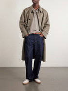Hartford - Garment-Dyed Lyocell and Cotton-Blend Jersey Henley Shirt - Neutrals