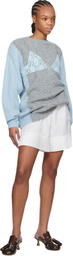 Bode White Brunch Shorts