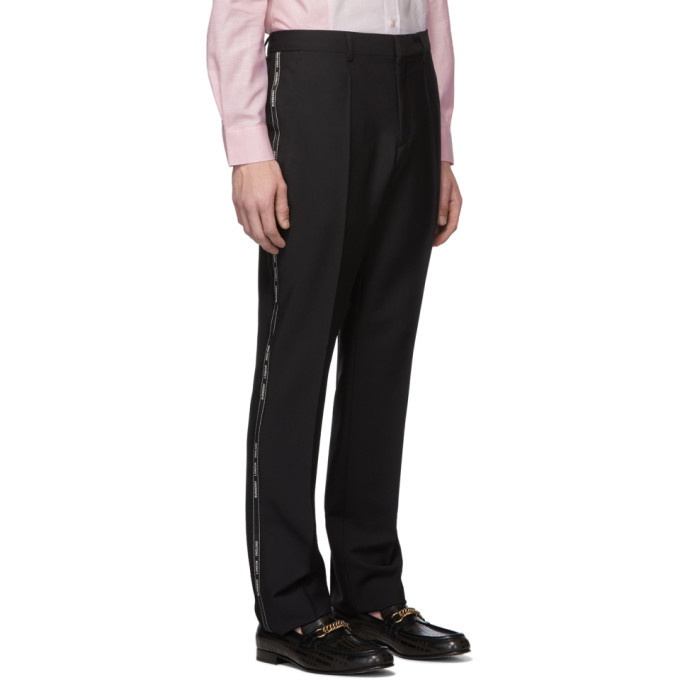 Side Tape Slim Fit Trousers