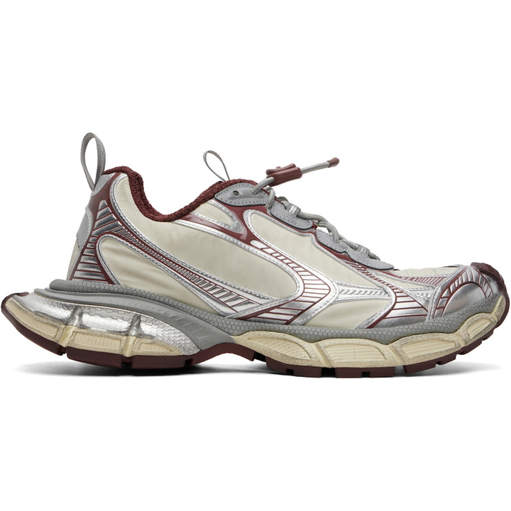 Photo: Balenciaga Silver & Beige 3XL Nylon Sneakers