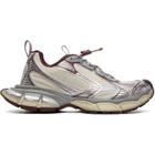 Balenciaga Silver & Beige 3XL Nylon Sneakers