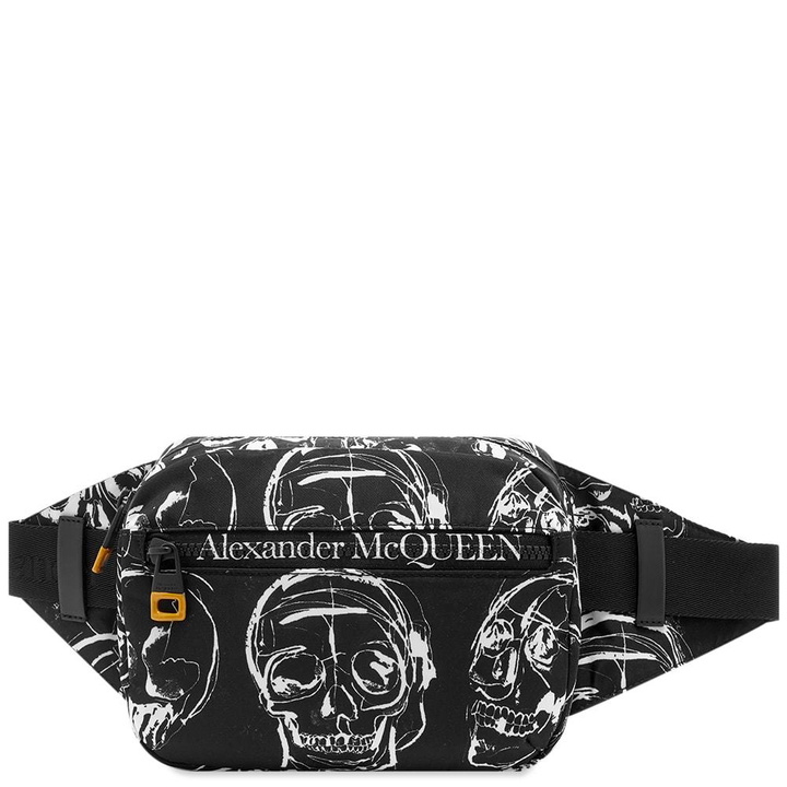 Photo: Alexander McQueen Skull Print Waist Bag