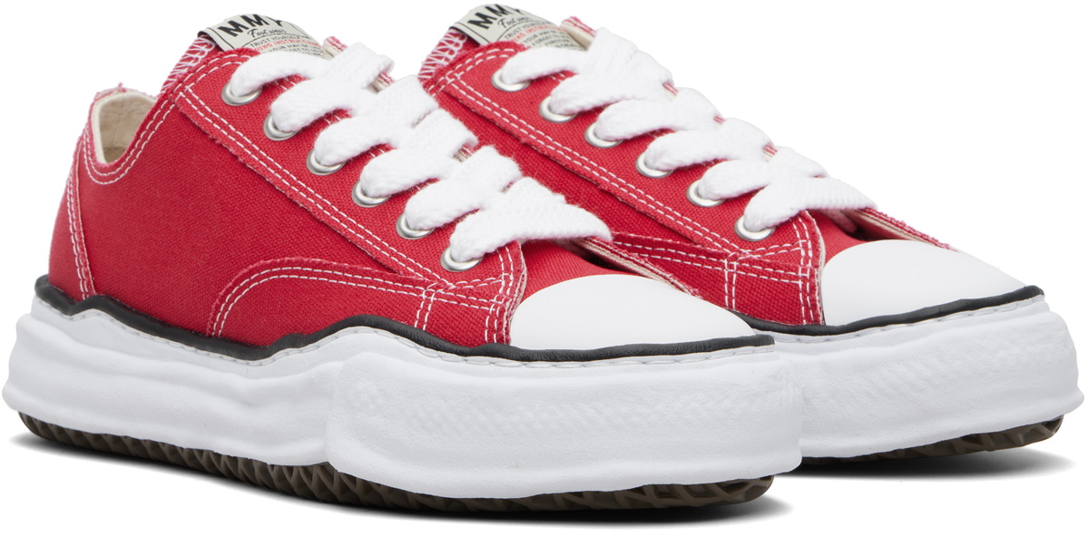 Maison MIHARA YASUHIRO Red Peterson OG Sole Canvas Low-Top Sneakers