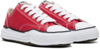 Maison MIHARA YASUHIRO Red Peterson OG Sole Canvas Low-Top Sneakers