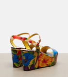 Dolce&Gabbana Bianca floral wedges