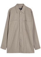 Emporio Armani Flannel Overshirt Grey