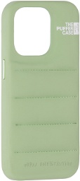 Urban Sophistication Green 'The Puffer' iPhone 14 Pro Case