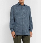 Charvet - Checked Cotton Shirt - Blue