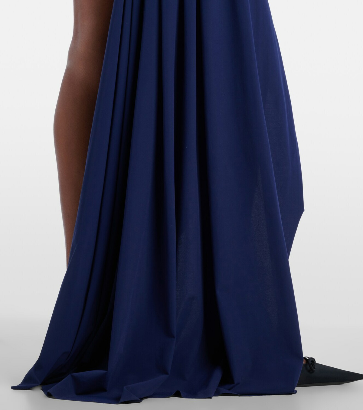 Balenciaga Draped asymmetric jersey minidress