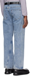 WYNN HAMLYN Blue Wave Jeans