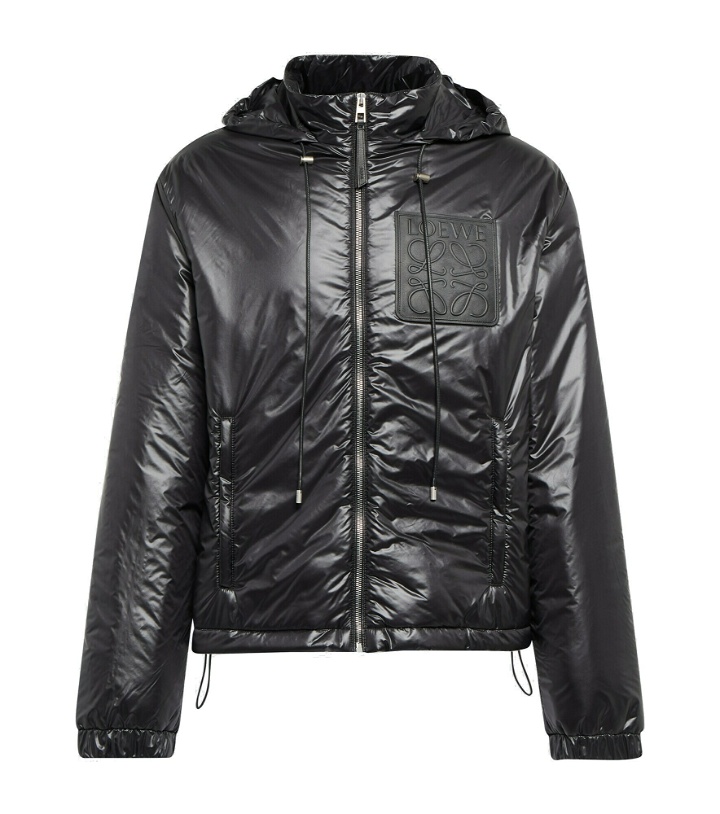 Photo: Loewe - Anagram leather-trimmed jacket