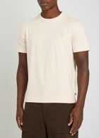 Moncler Grenoble Logo-appliquéd Cotton T-shirt set of Three Ecru