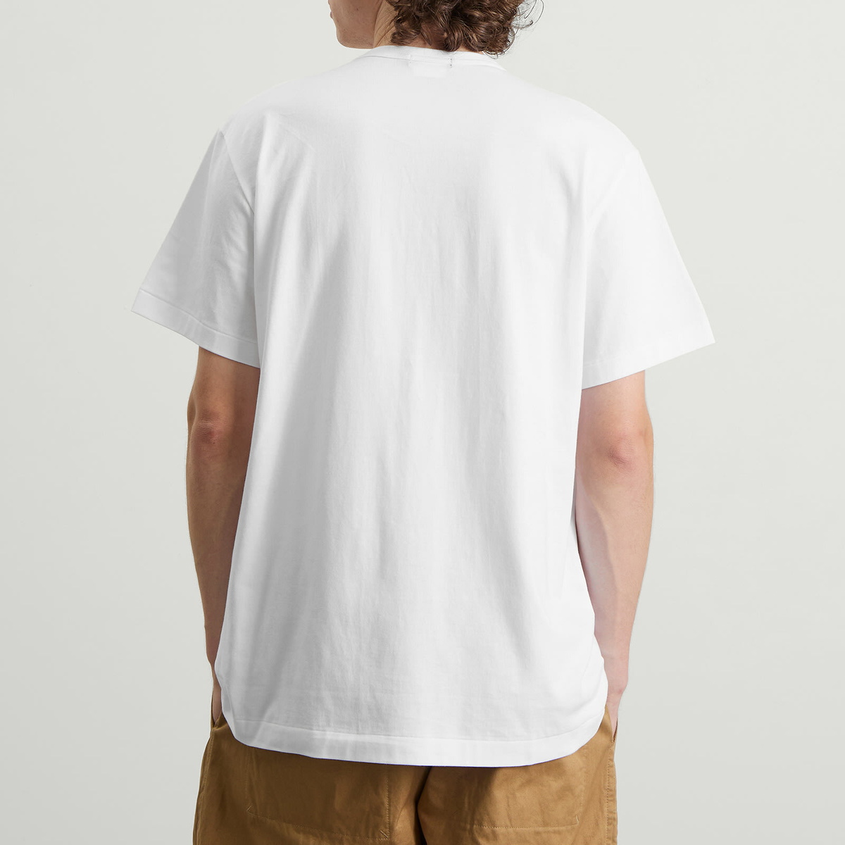 COMME des GARÇONS HOMME PLUS ポケット Tシャツ M Comme des Garçons Homme Plus Men's Multi Pocket T-Shirt in White