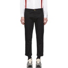 Visvim Black High Water Chino Trousers