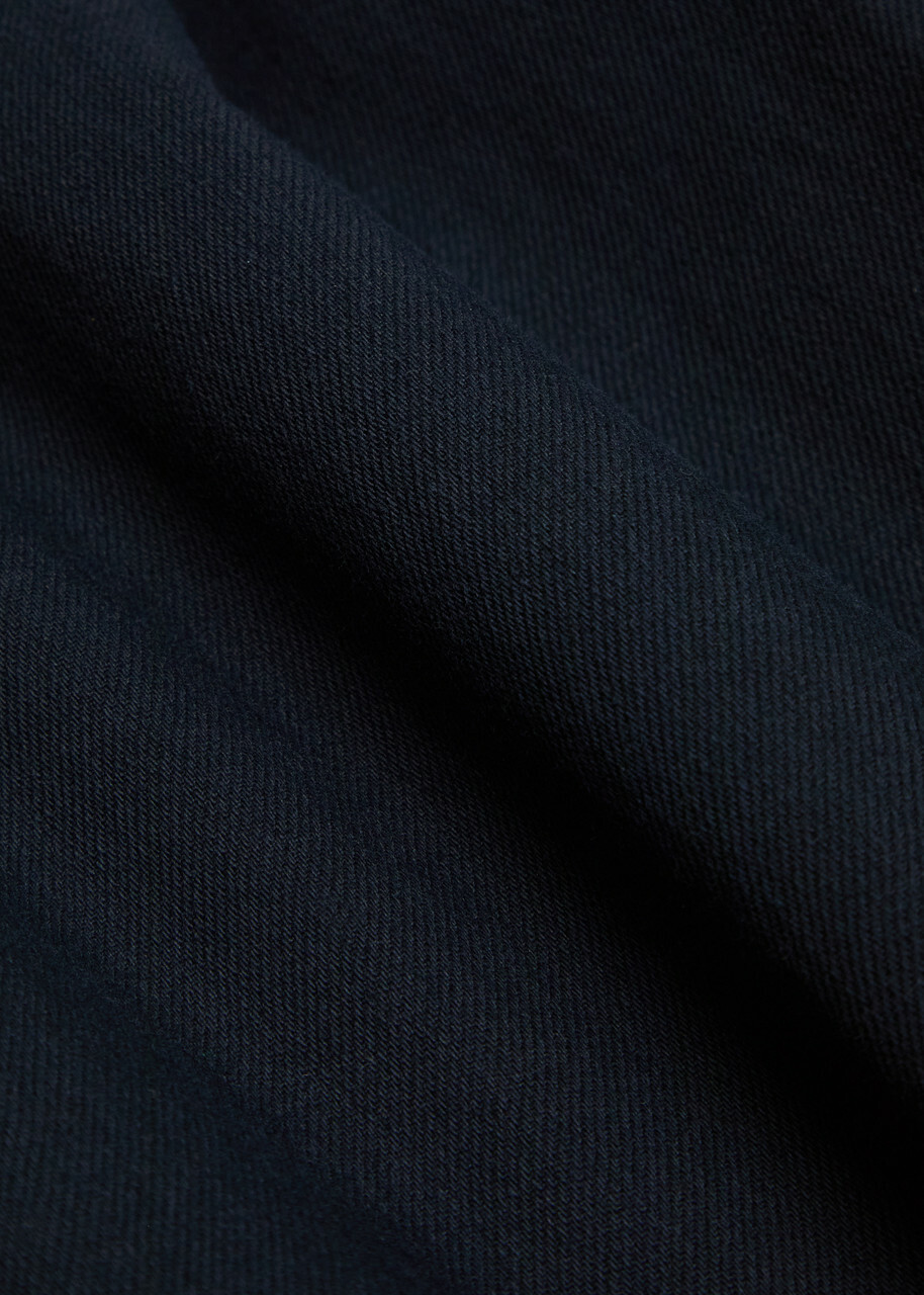 Studio Nicholson Twist Straight-leg Cotton Trousers Dark Purple