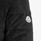 Moncler Men's Rochebrune Corduroy Padded Jacket in Black