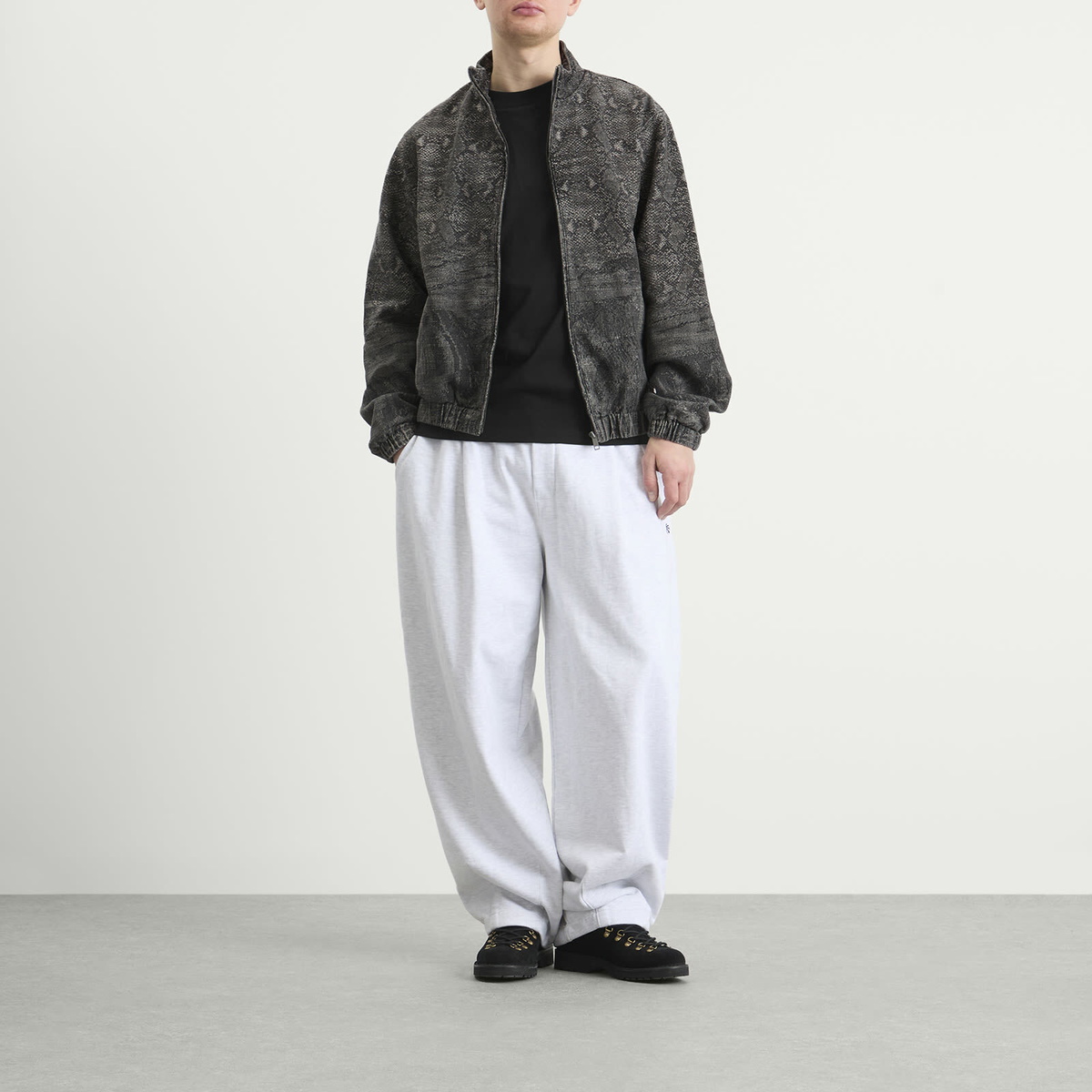 Daily Paper Men's Snake Track Jacket in Denim