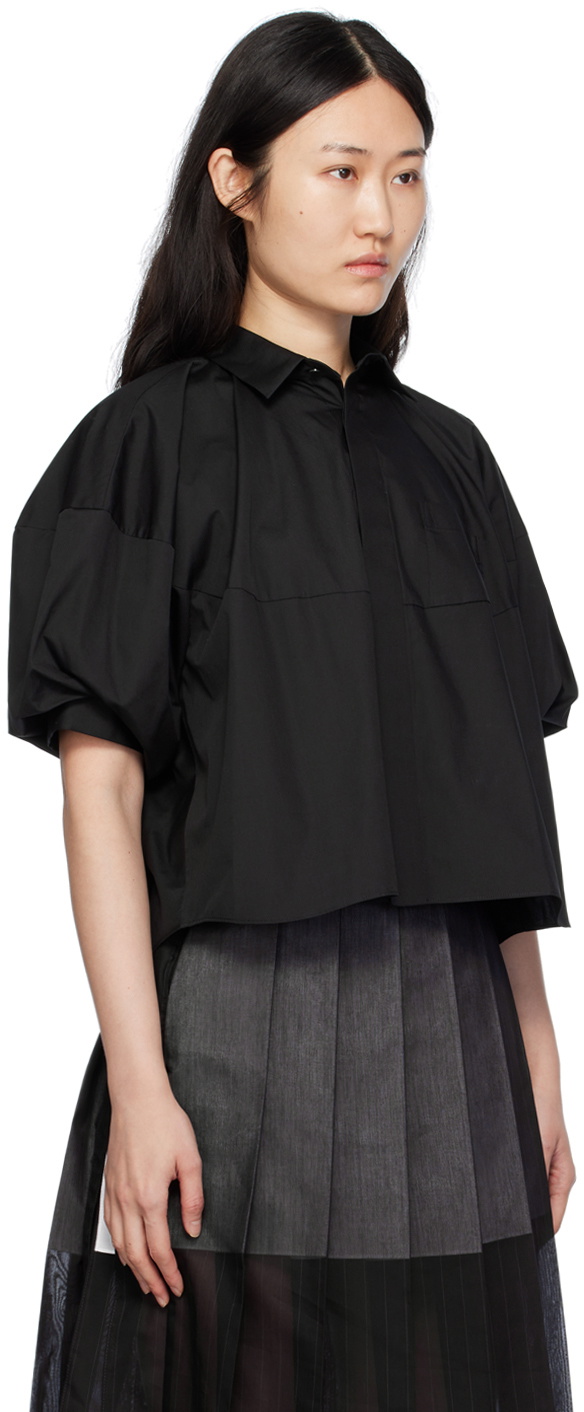 Dtachit retro puff tee- black