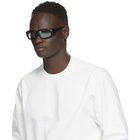 Rick Owens Black and Silver Rick Sunglasses