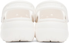 Crocs White Classic Platform Clogs