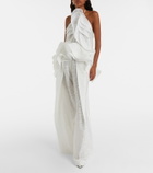 Maticevski Hello Sailor pleated wide-leg pants