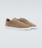 Magnanni Open suede sneakers