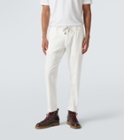 Eleventy Cotton-blend slim pants