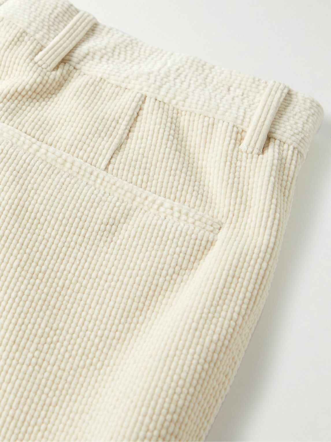 Pop Trading Company - Paul Smith Wide-Leg Textured Cotton-Blend Trousers -  Neutrals Pop Trading Company