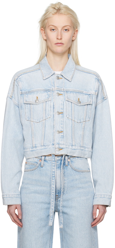 Photo: Alexander Wang Blue Cinch Jacket