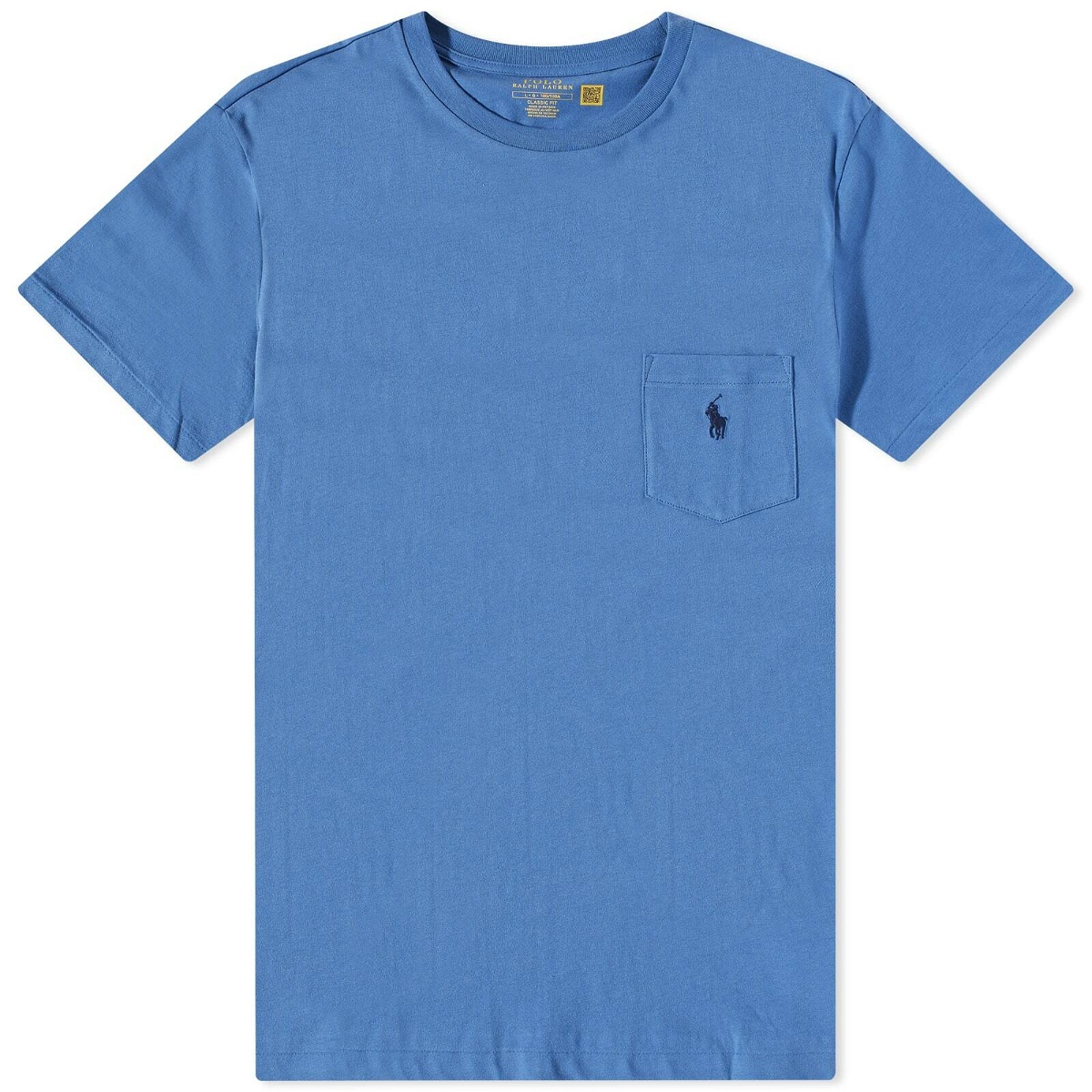 Polo Ralph Lauren Men's Pocket T-Shirt in French Blue Polo Ralph Lauren