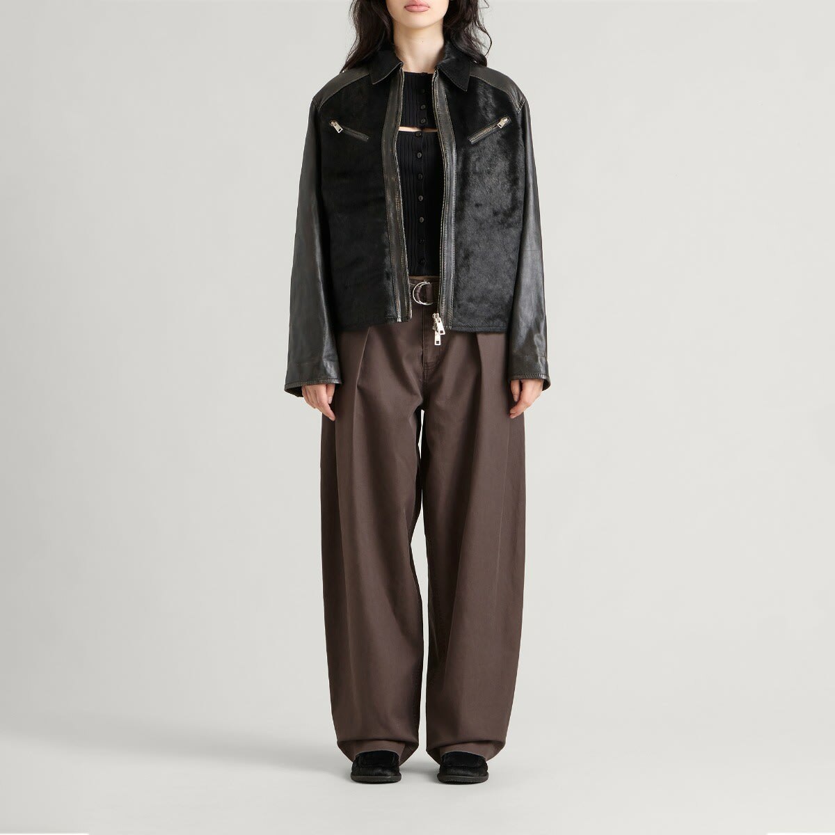 END. x Samsøe Samsøe Women's Saharlan Trousers in Overdyed Brown