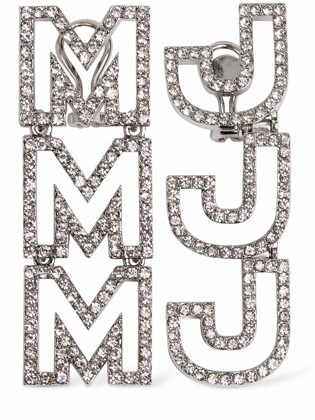Photo: MARC JACOBS Monogram Crystal Drop Earrings