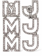 MARC JACOBS Monogram Crystal Drop Earrings
