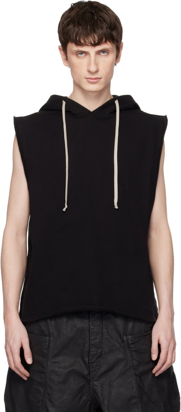 Photo: Rick Owens DRKSHDW Black Temple Tunic Hoodie