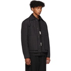 Craig Green Black Quilted Worker Jacket