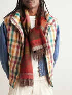 RRL - Morgan Wool and Cashmere-Blend Jacquard Scarf