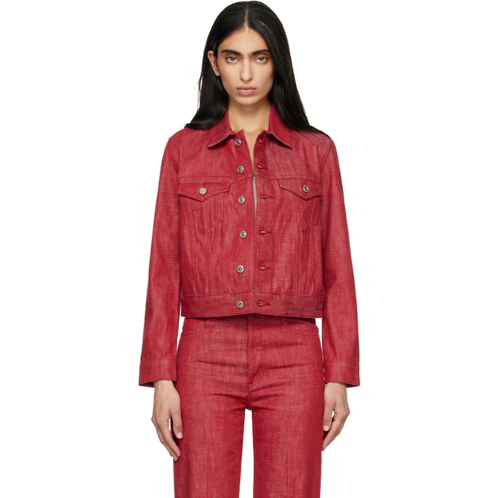 Photo: A.P.C. Red Dion Denim Jacket