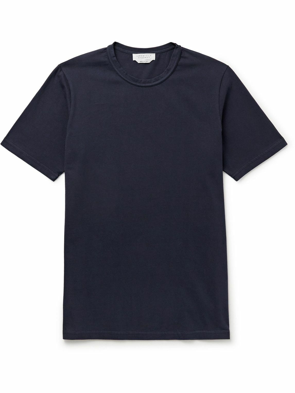 Gabriela Hearst - Bandeira Cotton-Jersey T-Shirt - Blue