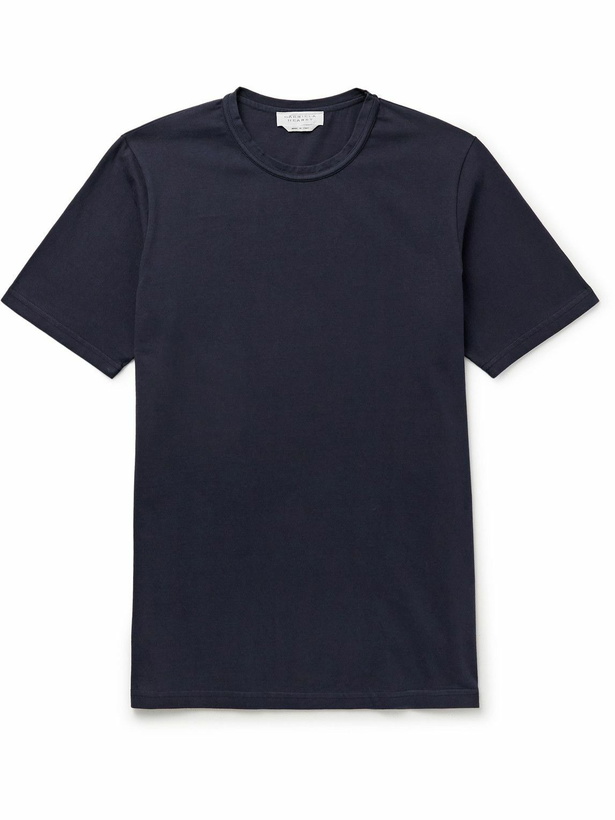 Photo: Gabriela Hearst - Bandeira Cotton-Jersey T-Shirt - Blue