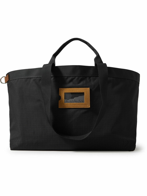 Photo: Acne Studios - Suede-Trimmed Nylon-Ripstop Tote Bag