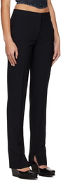 Stella McCartney Black Straight-Leg Trousers