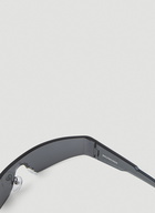 Mono Rectangle Sunglasses in Silver