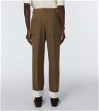 The Row - Gustavo high-rise wool-blend pants