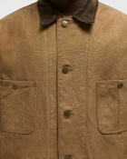 Needles Coverall Kakishibu Paint Brown Mens Coat