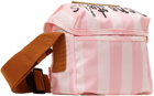 Acne Studios Pink & Off-White Mini Messenger Bag