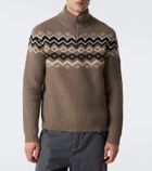 Bogner Ludi Fair Isle cashmere half-zip sweater