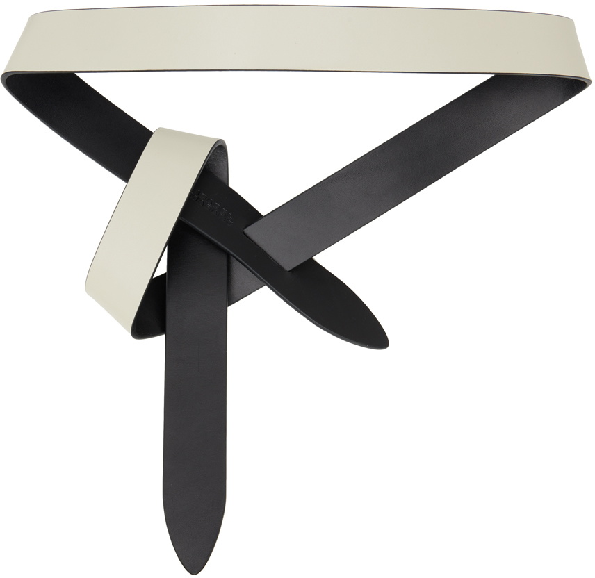 ISABEL MARANT SSENSE Exclusive White Lecce Belt Isabel Marant SSENSE Exclusive Off-White Lecce Belt Isabel  main image 4