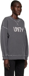 Ksubi Gray Unity Star Oh G Crew Sweatshirt