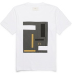 Folk - Slim-Fit Printed Cotton-Jersey T-Shirt - Men - White