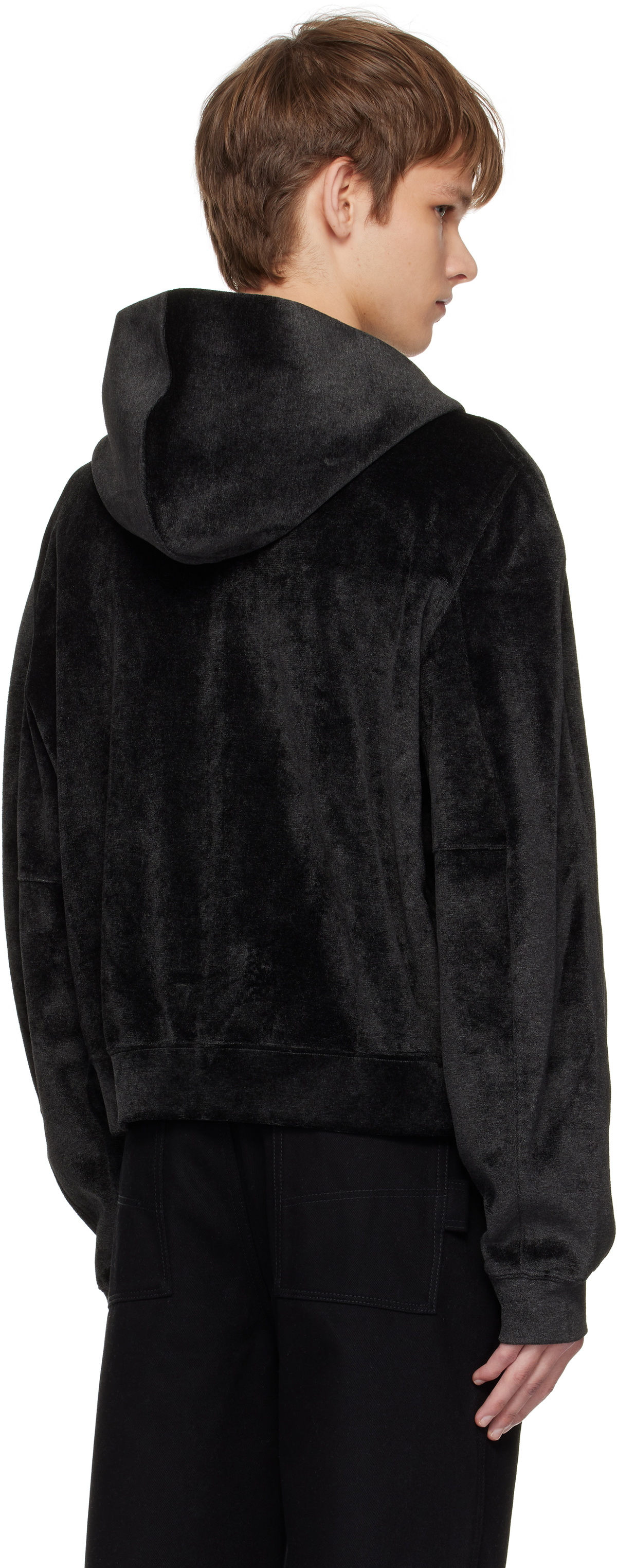 LGN Louis Gabriel Nouchi Black Raglan Hoodie